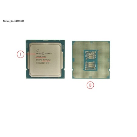 34077806 - CPU INTEL CORE I7-10700K 3.8 GHZ 125W