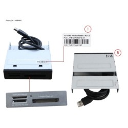 34084681 - MULTICARD READER 15IN1 USB 3.0 3.5