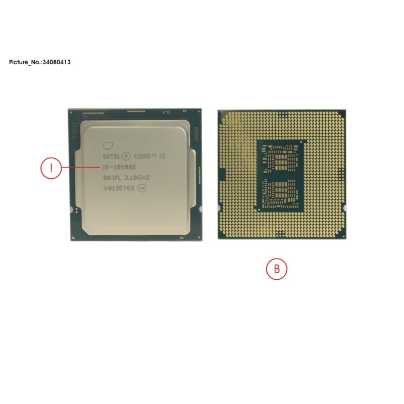34080413 - CPU INTEL CORE I5-10500E 3.1GHZ 65W