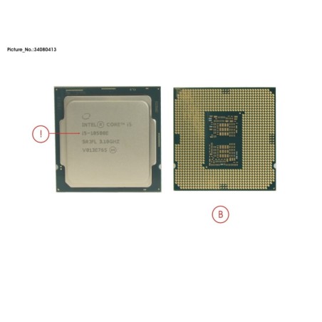 34080413 - CPU INTEL CORE I5-10500E 3.1GHZ 65W