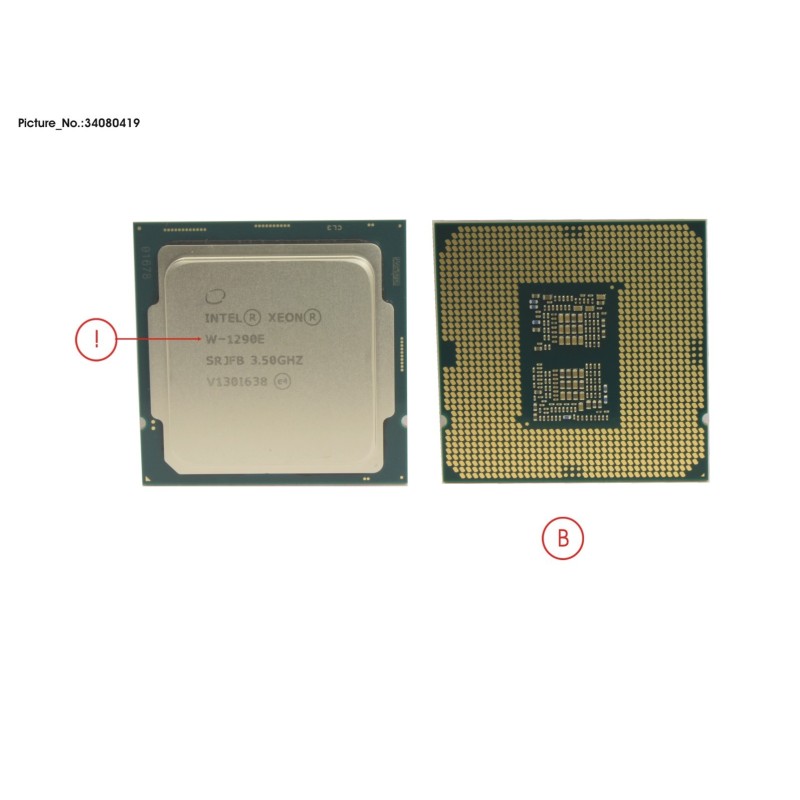 34080419 - CPU INTEL XEON W-1290E 3.5 GHZ 95W