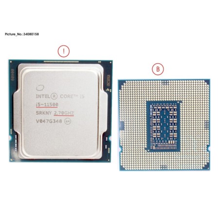34080158 - CPU INTEL CORE I5-11500 2.7GHZ 65W