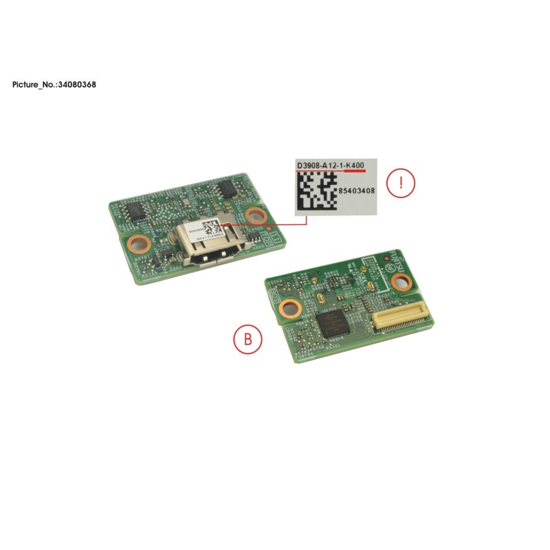 34080368 - I.O ADD-IN PORT HDMI 2.0B