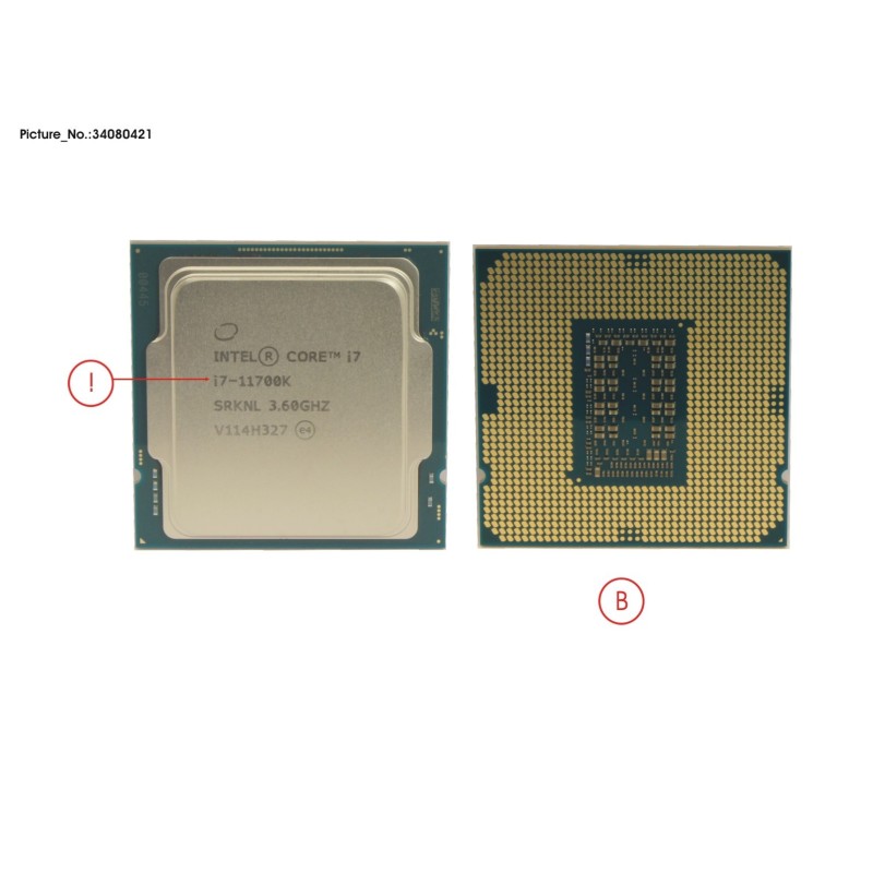 34080421 - CPU INTEL CORE I7-11700K 3.6GHZ 125W