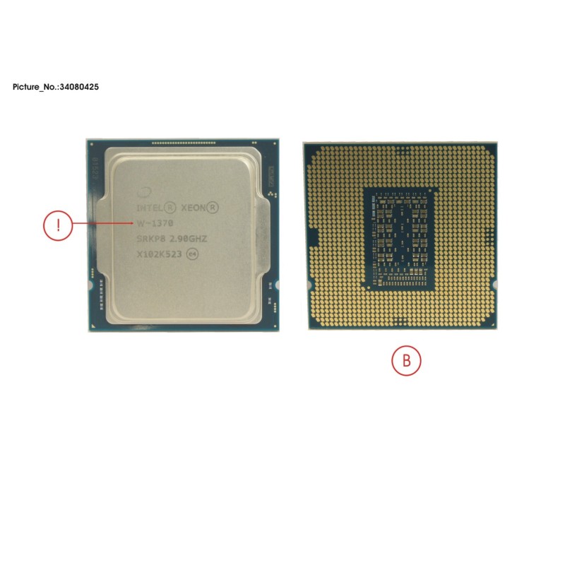 34080425 - CPU INTEL XEON W-1370 2.9 GHZ 80W