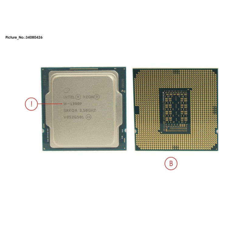 34080426 - CPU INTEL XEON W-1390P 3.5 GHZ 125W