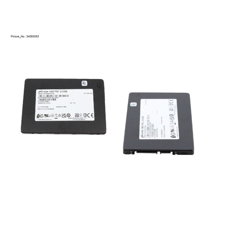 34083053 - SSD S3 3.84TB 2.5 SATA (7MM)