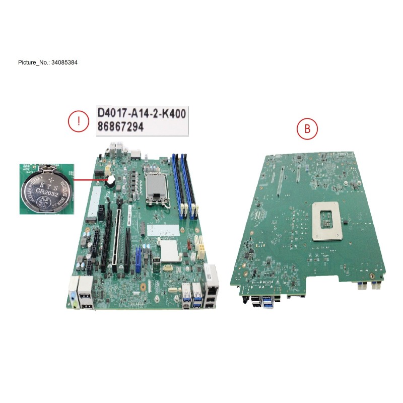 34085384 - MAINBOARD D4017-A101 ADL AND RPL CPUS