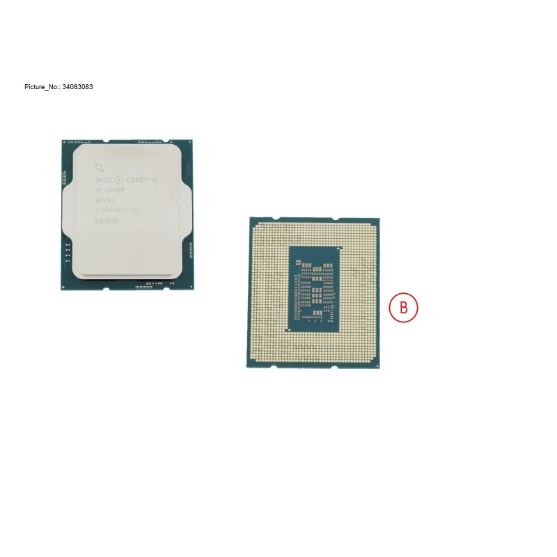 34083083 - CPU INTEL CORE I5-12500 3.0 GHZ 65W