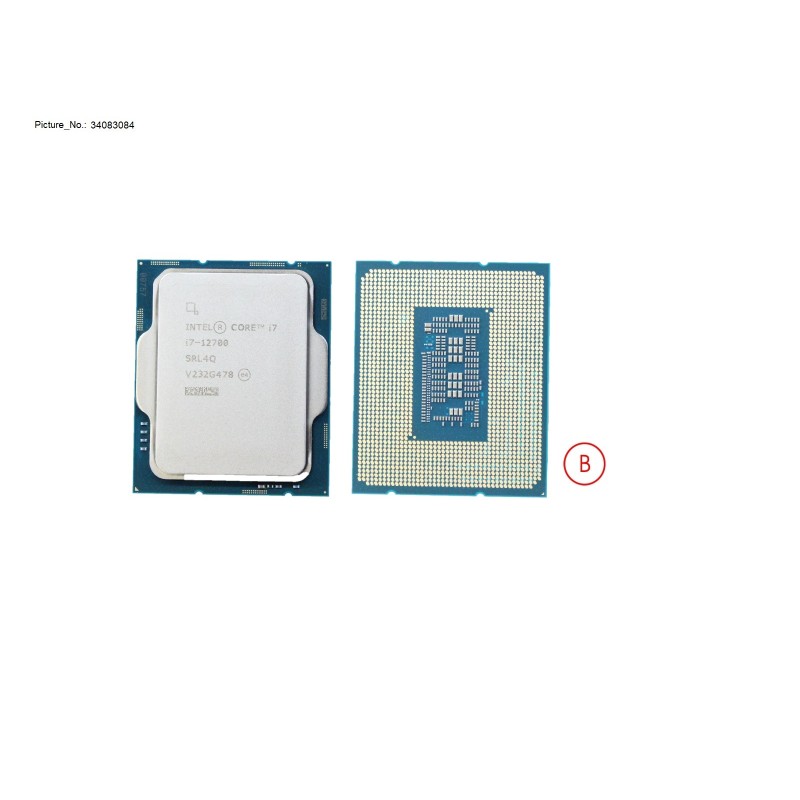 34083084 - CPU INTEL CORE I7-12700 2.1 GHZ 65W