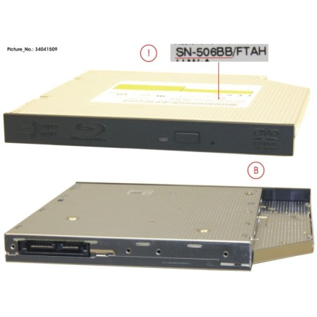 34041509 - BD TRIPLE WRITER SLIM 12.7MM