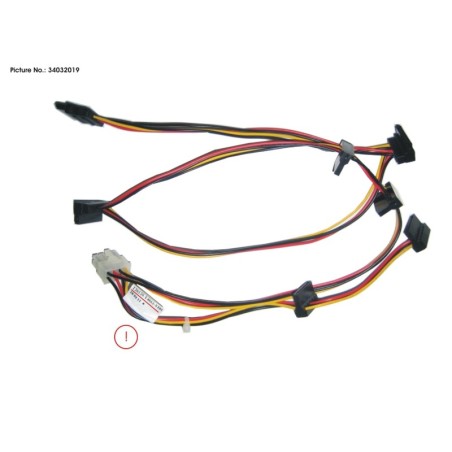 34032019 - CABLE SATA POWER (7DEV)