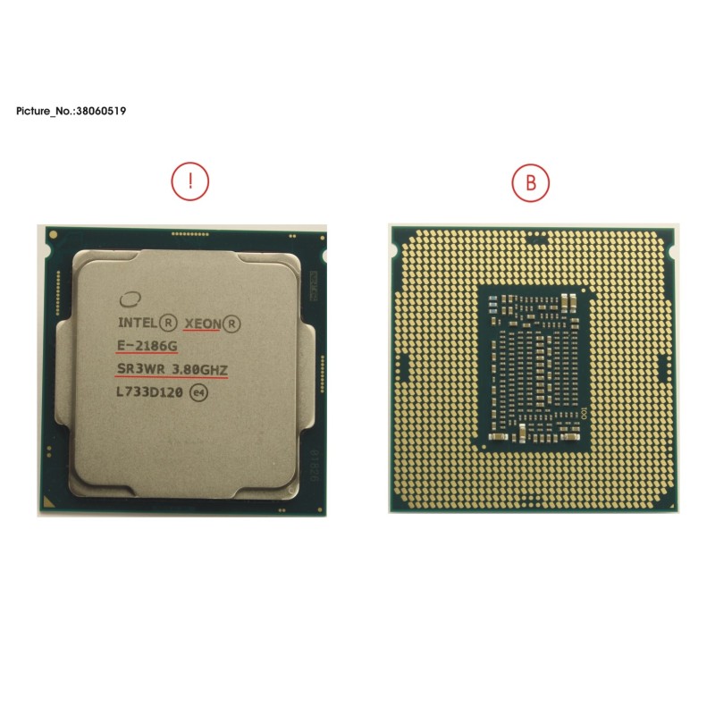 38060519 - CPU XEON E-2186G 3.8GHZ 95W
