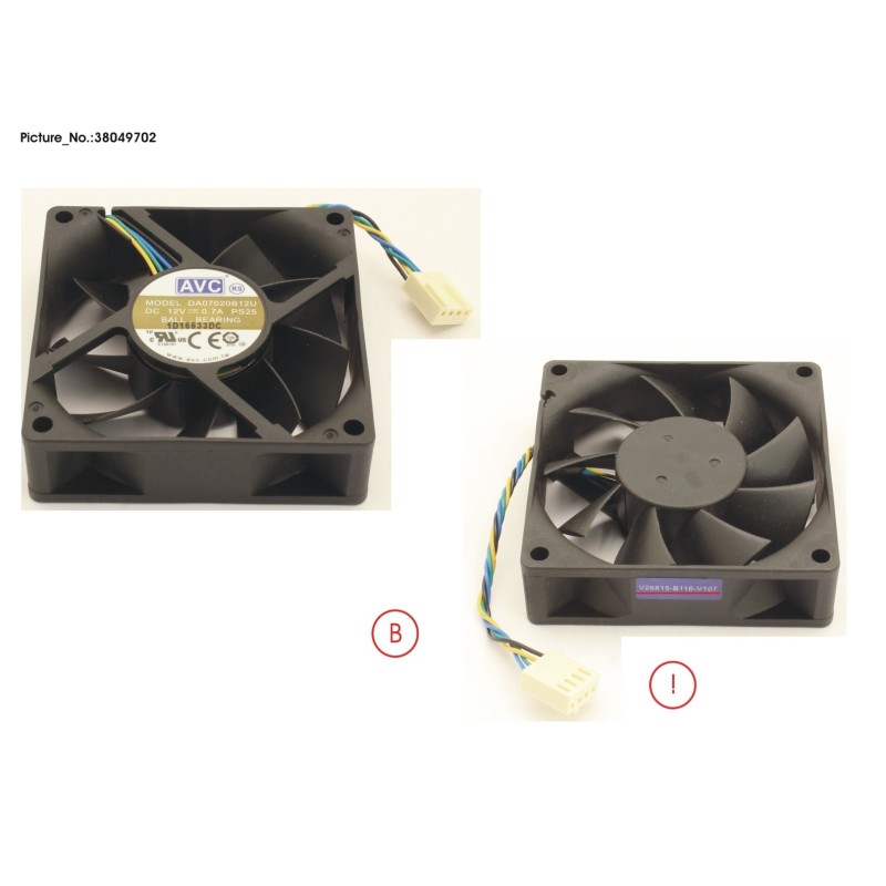 38049702 - FAN 70X70X20