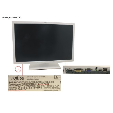 38060176 - DISPLAY B24W-7 LED .YV8R