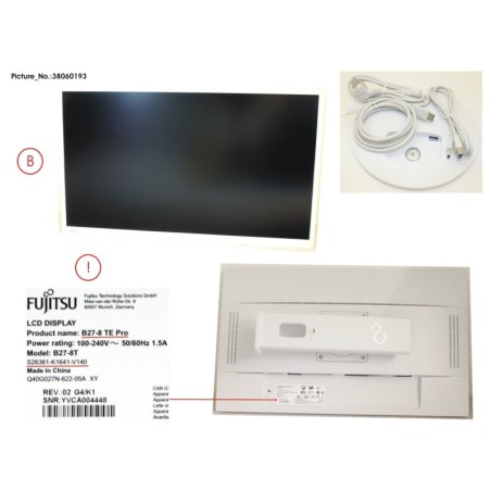 38060193 - DISPLAY B27-8-TE-PRO .YVCA