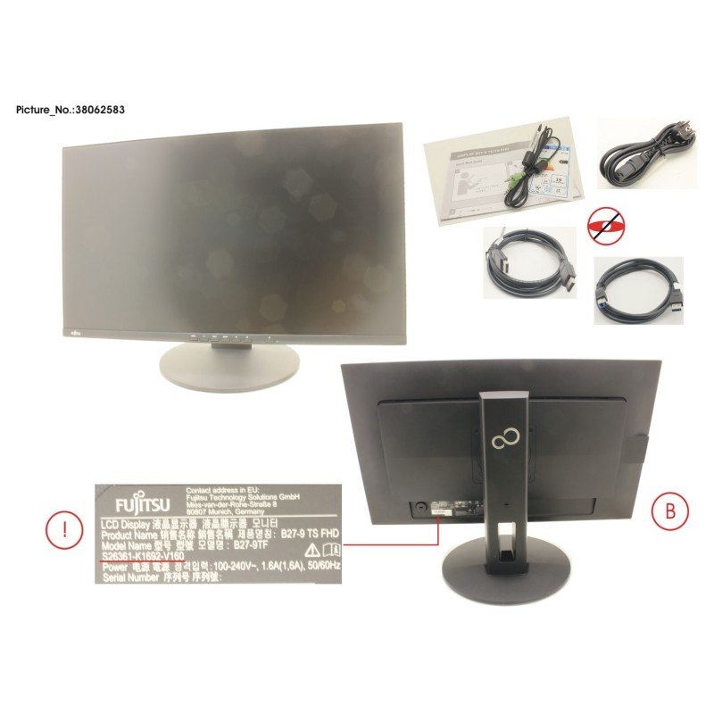 38062583 - DISPLAY B27-9 TS FHD .YVDW