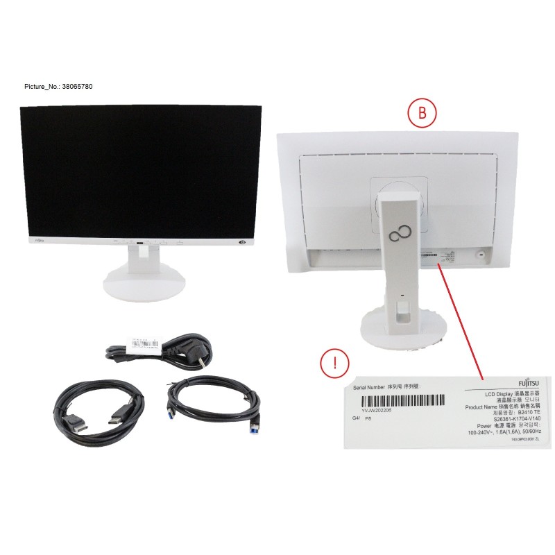 38065780 - DISPLAY DY B2410 TE .YVJW