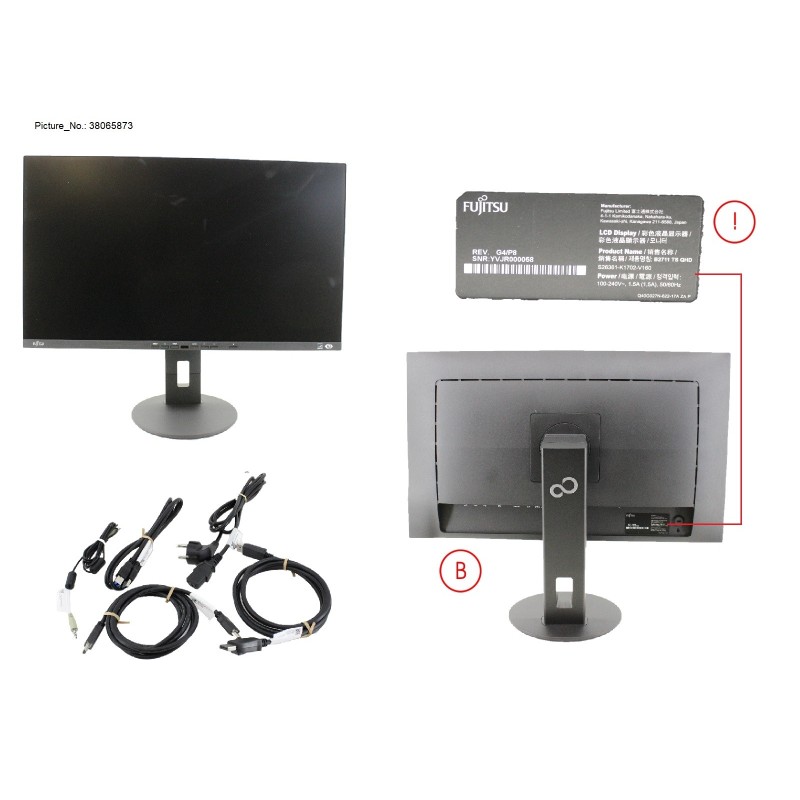 38065873 - DISPLAY DY B27-11 TS QHD .YVJR