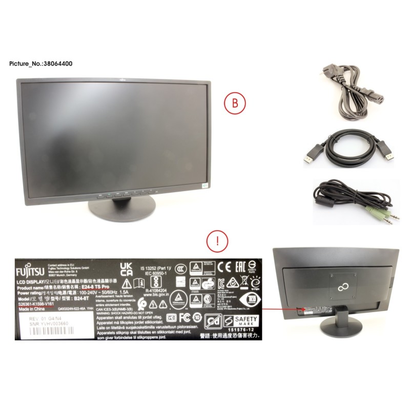 38064400 - DISPLAY DY E24-8 TS PRO .YVHV