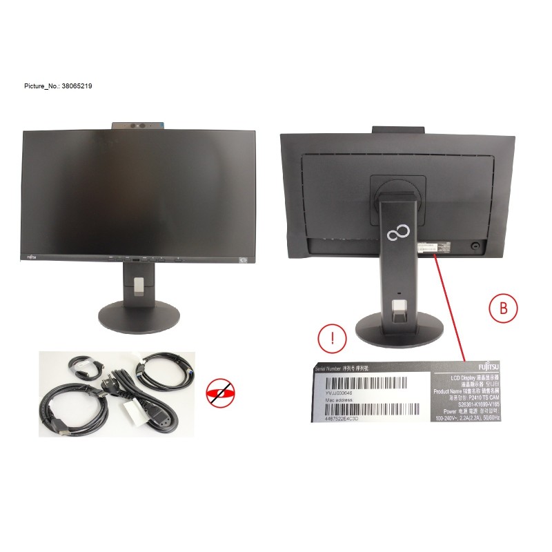 38065219 - DISPLAY P24-10 TS CAM .YVJJ