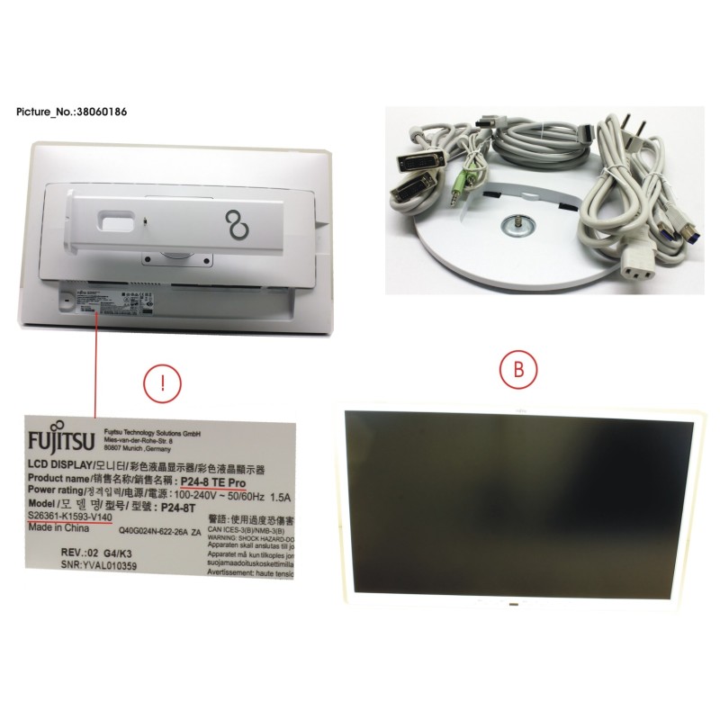 38060186 - DISPLAY P24-8 TE PRO .YVAL
