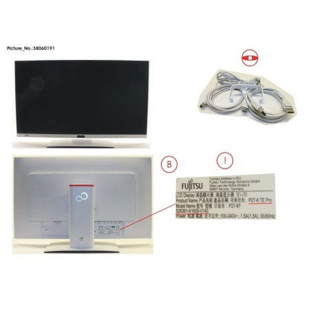 38060191 - DISPLAY P27-8 TE PRO .YVBH