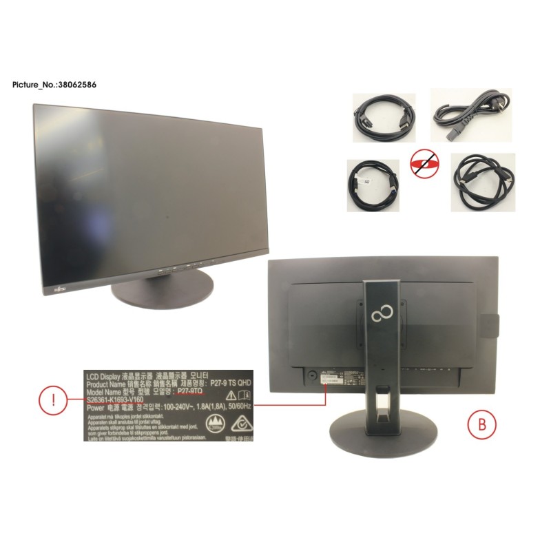 38062586 - DISPLAY P27-9 TS QHD .YVDX