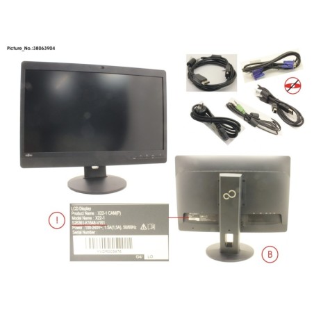38063904 - DISPLAY X22-1 CAM(P) .YVDR
