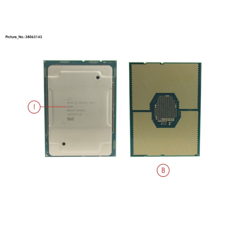 38063143 - CPU INTEL XEON 6250 3.9 185W
