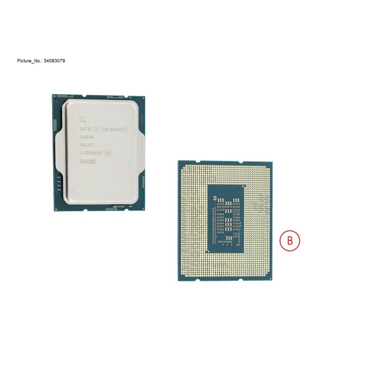 34083079 - CPU INTEL CELERON G6900 3.4 GHZ 46W
