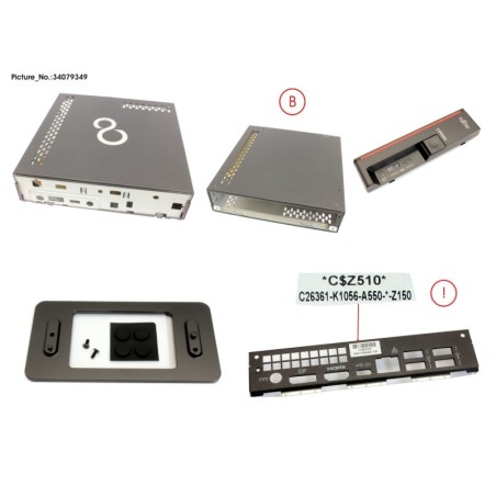 34079349 - CHASSIS KIT ESPRIMO G5010.G5011