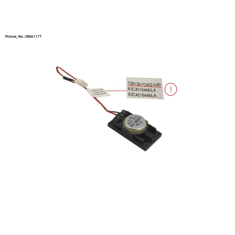 38061177 - SPEAKER (INT.). W. CABLE (80MM)