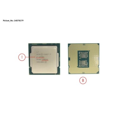 34078379 - CPU INTEL CORE I7-10700T 2.0 GHZ 35W
