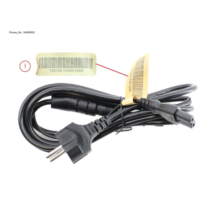 34085300 - CABLE POWER Y-SHAPED EU 1.8M