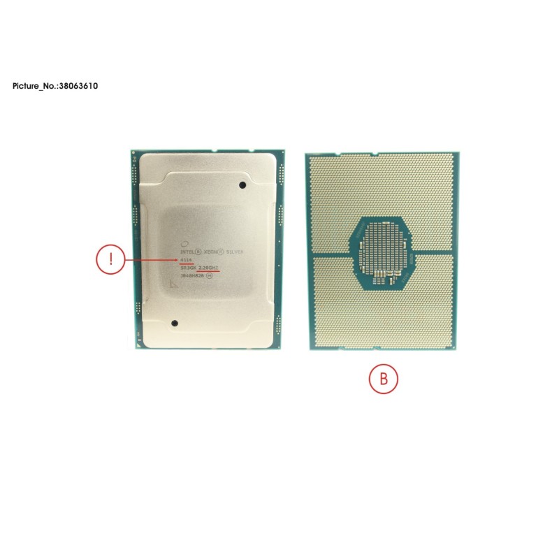 38063610 - CPU XEON SILVER 4114 2.2GHZ 85W