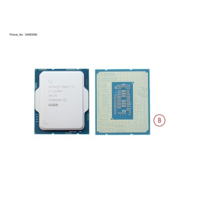 34083090 - CPU INTEL CORE I7-12700T 1.4 GHZ 35W