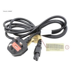 34084987 - CABLE POWER (UK) 3P C5 1.8M
