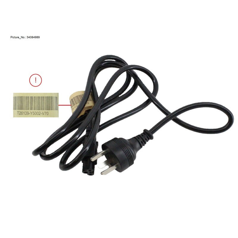 34084989 - CABLE POWER (DK) 3P C5 1.8M