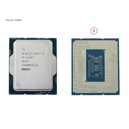 34084990 - CPU INTEL CORE I3-12100T 2.2 GHZ 35W
