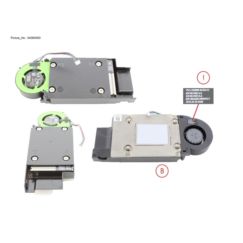 34083093 - HEATPIPE MINI PC AMD