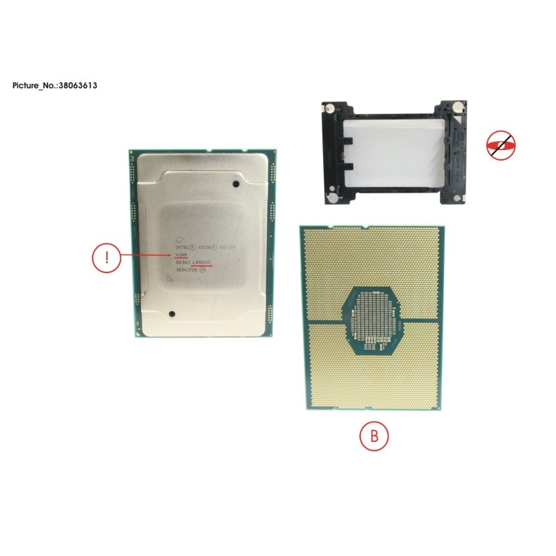 38063613 - CPU XEON SILVER 4108 1.8GHZ 85W
