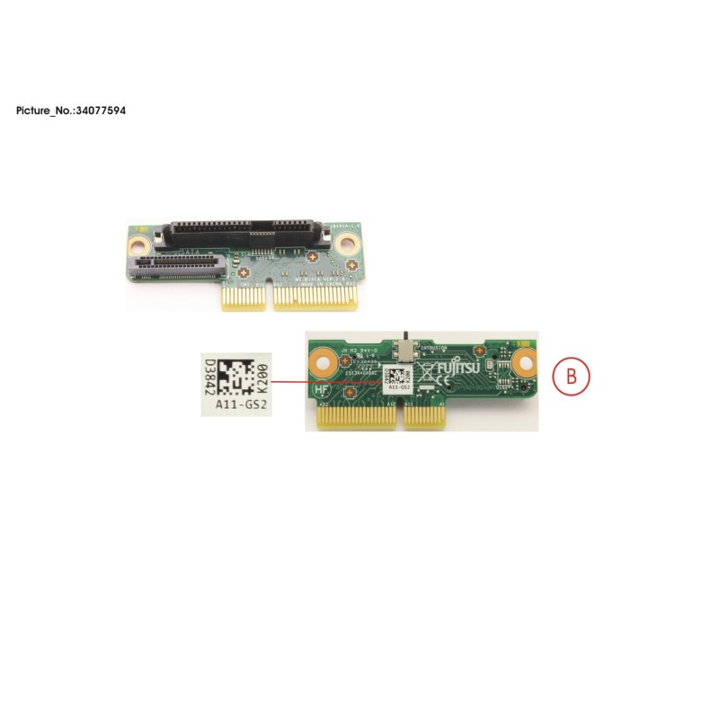 34077594 - RISER MOUNTING KIT 2.5  OR SECOND M.2