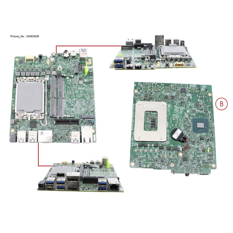 34083506 - MAINBOARD D4015 ONLY ADL CPU (TBT4)