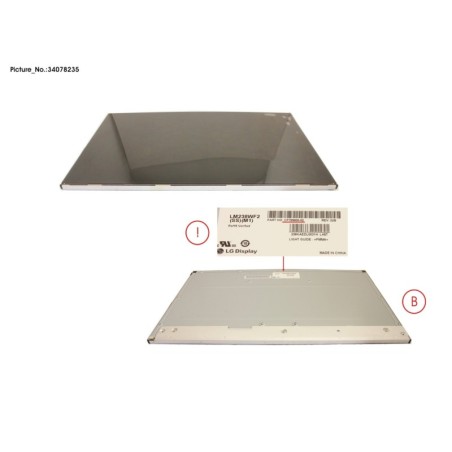 34078235 - LCD PANEL LM238WF2-SSM1-23.8