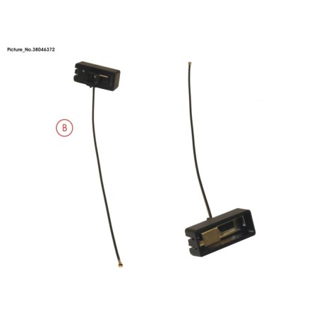 38046372 - ANTENNA UAM BLACK (165MM. MHF4L)