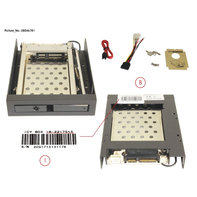 38046781 - ICY BOX IB-2217STS (SCHWEIZER POST)