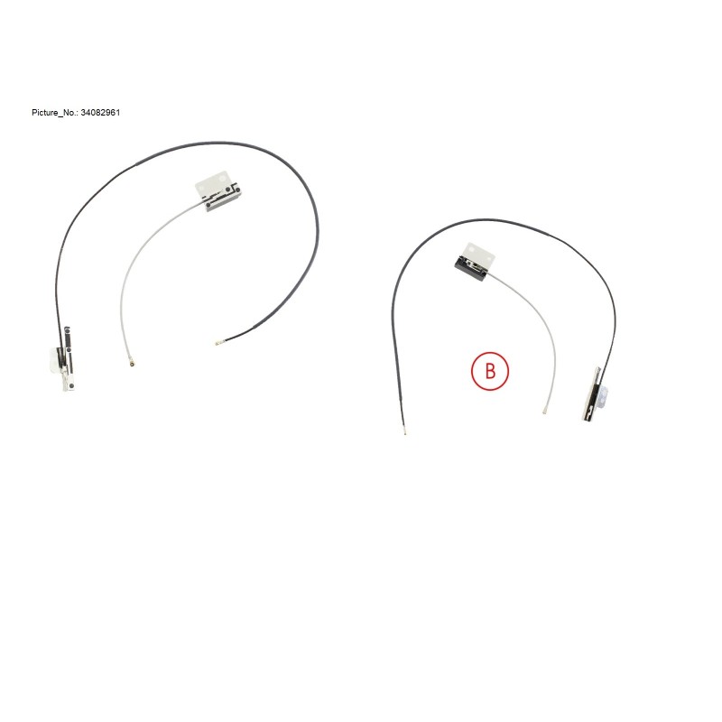 34082961 - ANTENNA. WLAN L.R