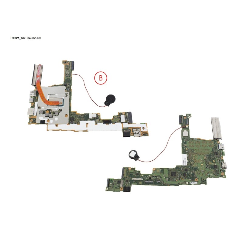 34082969 - MAINBOARD ASSY I3-1215U.8GB