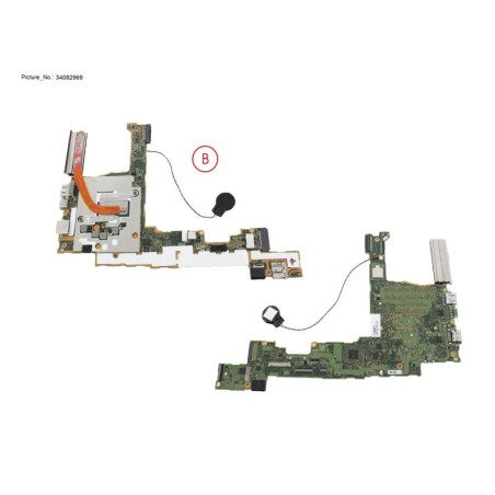 34082969 - MAINBOARD ASSY I3-1215U.8GB